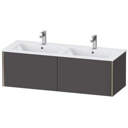 Xviu Wall-Mounted Vanity Unit Graphite Matt